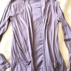 J.Crew Lightweight Open Cardigan w/Front Pockets